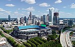 Thumbnail for File:Uptown Charlotte 2018 taking by DJI Phantom 4 pro - Perspective Corrected Edit.jpg