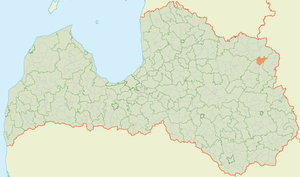 Викснинская волость на карте