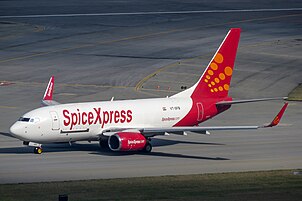 SpiceJet Boeing 737-700BCF