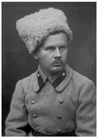 Václav Valenta na Sibiři v zimě 1918