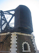 The big crane inside the arsenale