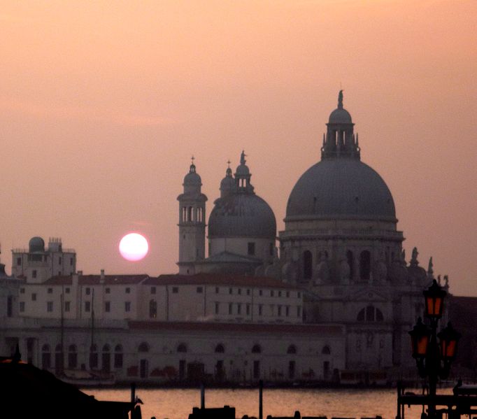 File:Venice, Basilica della Salute at sunset.JPG