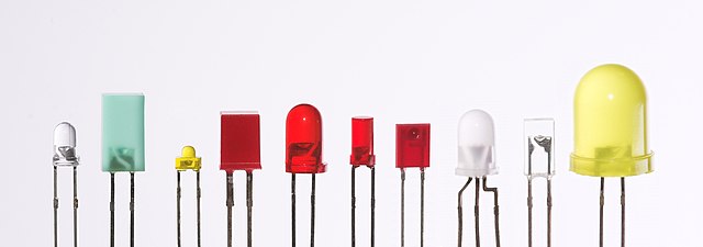 Various examples of Light-emitting diodes