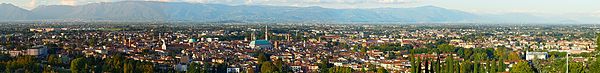 Panoramic view from Monte Berico