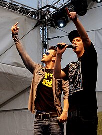 Wiener Stadtfest 2012, Lukas (left) and Manuel.