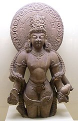 Vishnu Caturanana ("Four-Armed"), 5th century, Mathura