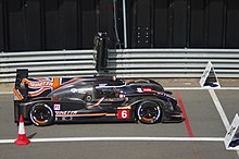 #6 Ginetta G60-LT-P1-AER, 2019 4 Hours of Silverstone Note that the exhaust has moved to the lower sidepod; on the Mecachrome, it was located at the rear of the engine cover WEC 2019 4 Hours of Silverstone - No. 6 Team LNT.jpg