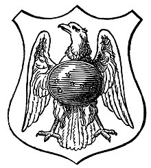 Wagner family coat of arms devised for Mein Leben (see text, The frontispiece) Wagnercrest.jpg