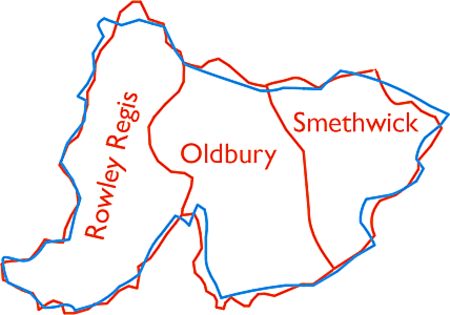 Warley map