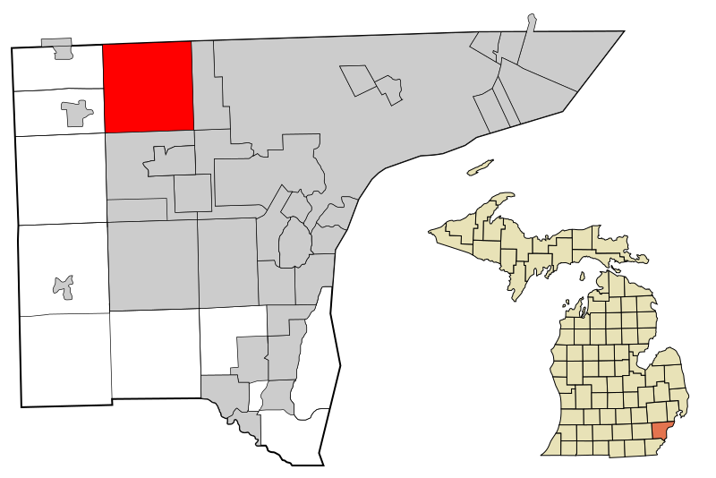 File:Wayne County Michigan Incorporated and Unincorporated areas Livonia highlighted.svg