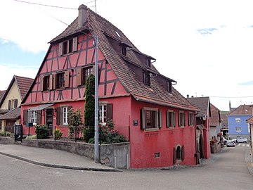 casa de entramado de madera