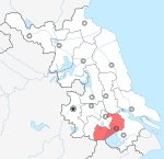 Wuxi locator map in Jiangsu.svg