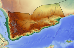 Mapa lokalizacyjna Jemenu