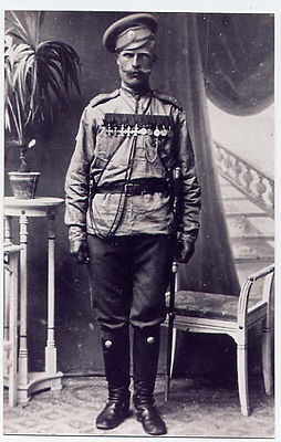 А. В. Жидик — кавалерист, награждённый 5 Георгиевскими крестами и 4 Георгиевскими медалями