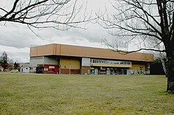 Stadion v březnu 2021