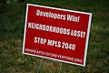 "Developers Win! Neighborhoods Lose! Stop Mpls 2040" - Minneapolis for Everyone Lawn Signs (30194071478).jpg