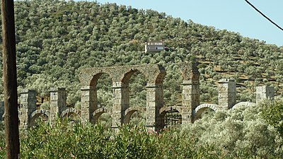 The Roman aqueduct of Mória