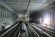 Tunnel under construction, March 2022