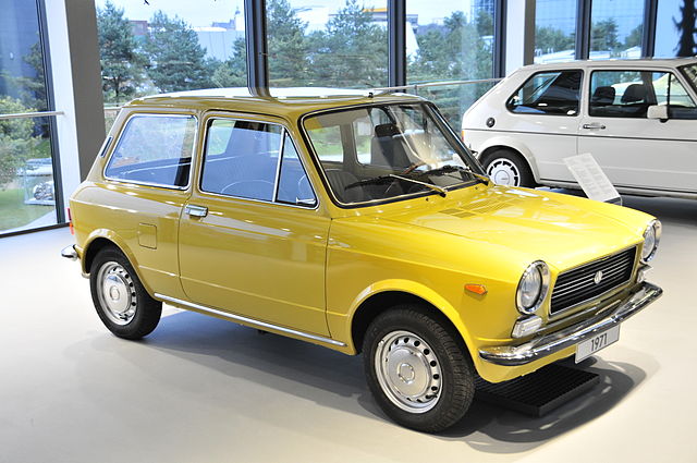 The Autobianchi A112 has been regarded as the pioneer of supermini, predating the "B-segment" term.