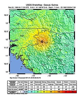 Image illustrative de l’article Séisme de 1983 en Guinée