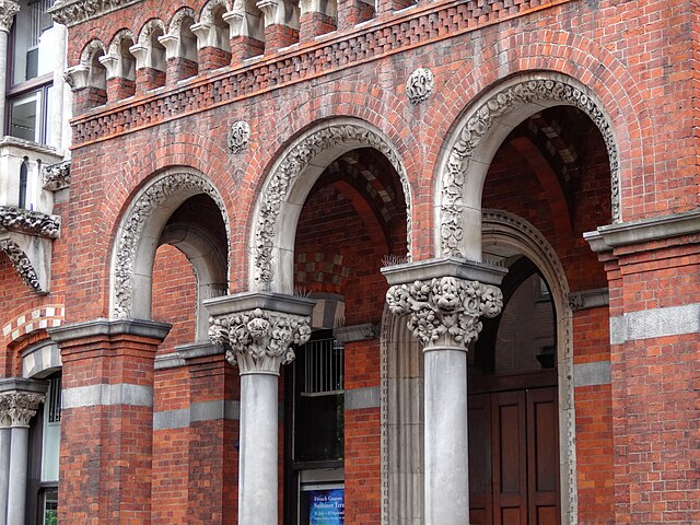 Portico of the building