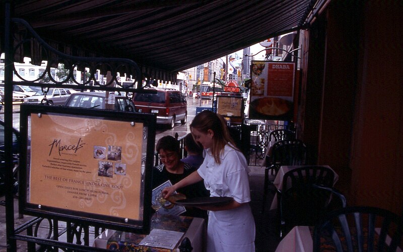 File:20020616 19 Marcel's Restaurant, King St., Toronto, ON.jpg