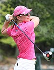 Annika Sörenstam blir 2003 den första kvinnliga spelare som deltar i herrarnas PGA-tour i golf.