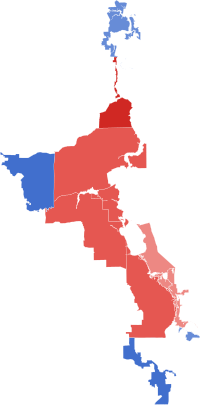 2010 Florida's 3rd Congressional District election by county.svg