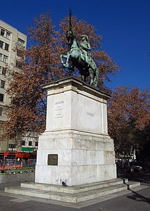 2017 Santiago de Chile - Monumento de José de San Martín - Avenida Libertador Bernardo O'Higgins.jpg