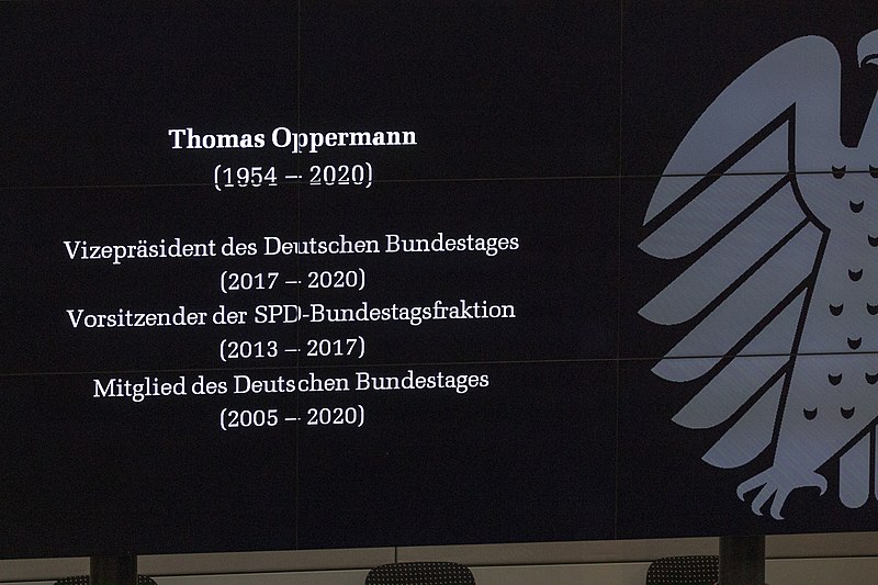 File:2020-10-28 Trauerfeier Thomas Oppermann by OlafKosinsky 9804.jpg