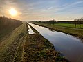 A.G. Wildervanckkanaal gezien vanaf de brug in de N975 tussen Musselkanaal en Mussel