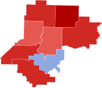 2022 United States House of Representatives Election in Arkansas's 2nd Congressional District.svg