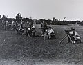 38th Battalion (Ottawa), CEF, with M1895 Colt-Browning machine guns, Prospect Camp, Bermuda, in 1915.jpg