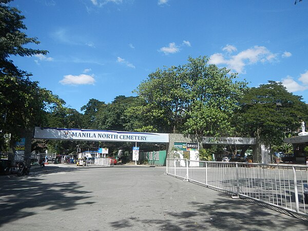 Entrance of the Manila North Cemetery