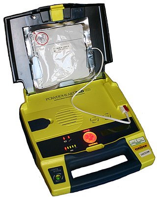 <span class="mw-page-title-main">Automated external defibrillator</span> Portable electronic medical device