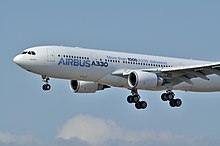The 1,000th A330 was delivered on 19 July 2013. AIB A330 F-WWCB 29sep14 LFBO-1.jpg