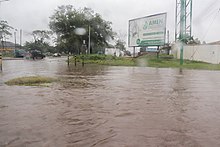 Part of Accra was flooded during rainy season Accra Flooding.jpg