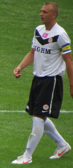 Banaś 2012-ben egy AS Roma elleni barátságos meccsen