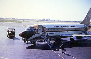 <span class="mw-page-title-main">Air California</span> US low-cost & one-time intrastate airline (1966-1987)