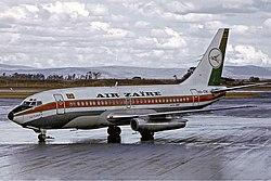 Diese Boeing 737-200 (9Q-CNI) der Air Zaïre wurde 1995 nach einem Unfall als Totalverlust abgeschrieben