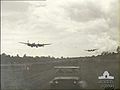 Aircraft landing on Tadji Airstrip near Aitape, 24 April 1944.