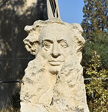 A bust of Aivazovsky at the Melkonian Educational Institute in Nicosia, Cyprus