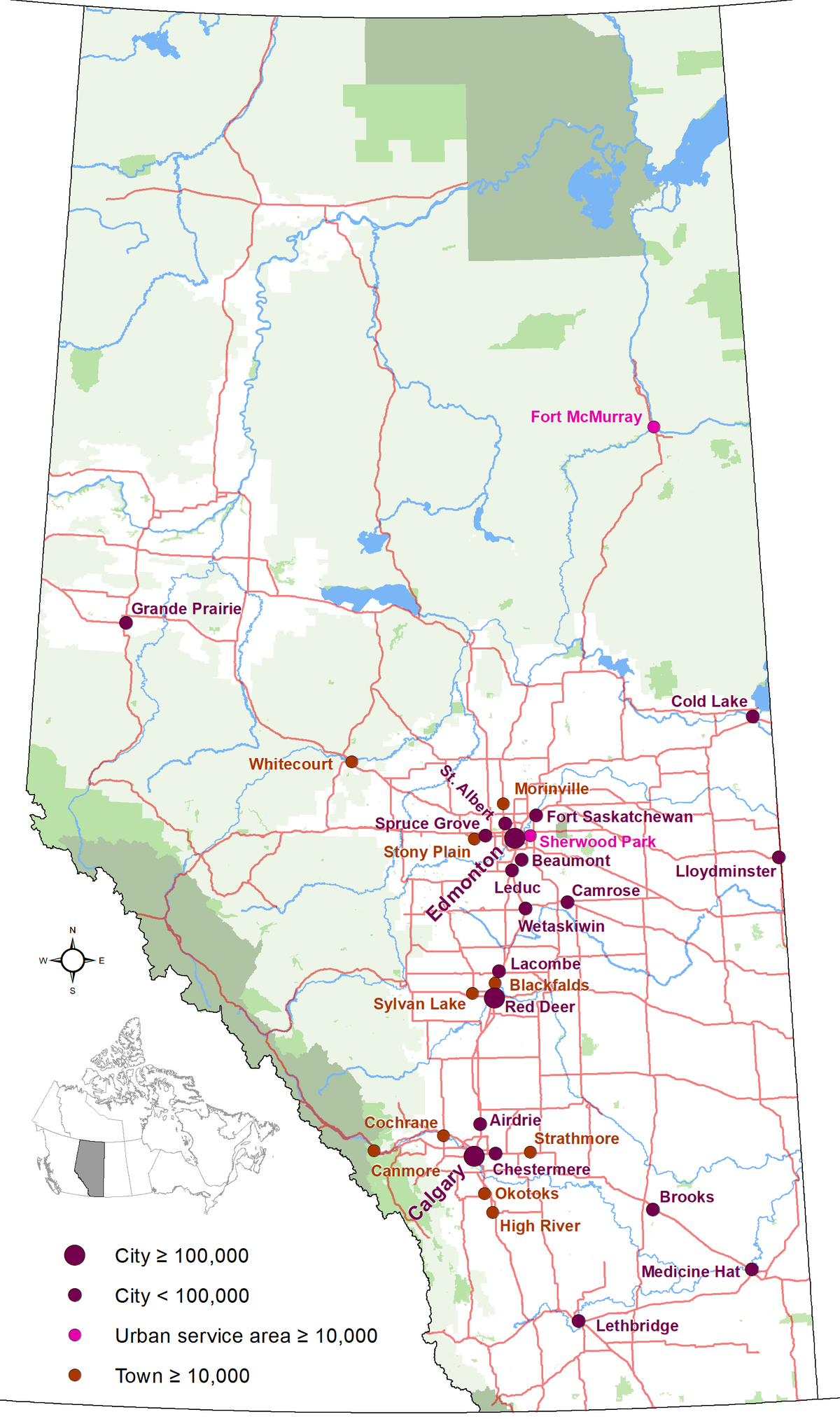 List of cities in Alberta - Wikipedia