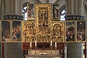 English: The altar in St. Marien in Osnabrück, Germany