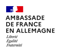 Logo of French Embassy of France, Berlin Ambassade de France en Allemagne.svg