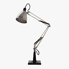 Elektrisk belysningsarmatur med utbalanserad bärarm, Anglepoise-lampan nr 1208.