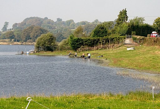 Anglers on the eastern shores of Muckno Lough - geograph.org.uk - 4167759