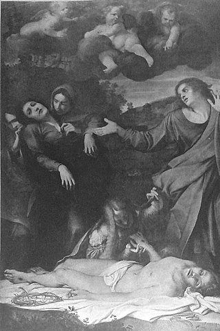 <i>Lamentation</i> (Annibale Carracci) Destroyed painting by Annibale Carracci