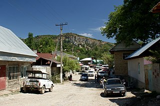 <span class="mw-page-title-main">Arslanbob</span> Village in Jalal-Abad, Kyrgyzstan