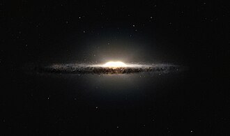 Artist's conception of the Milky Way Artist's impression of the central bulge of the Milky Way.jpg